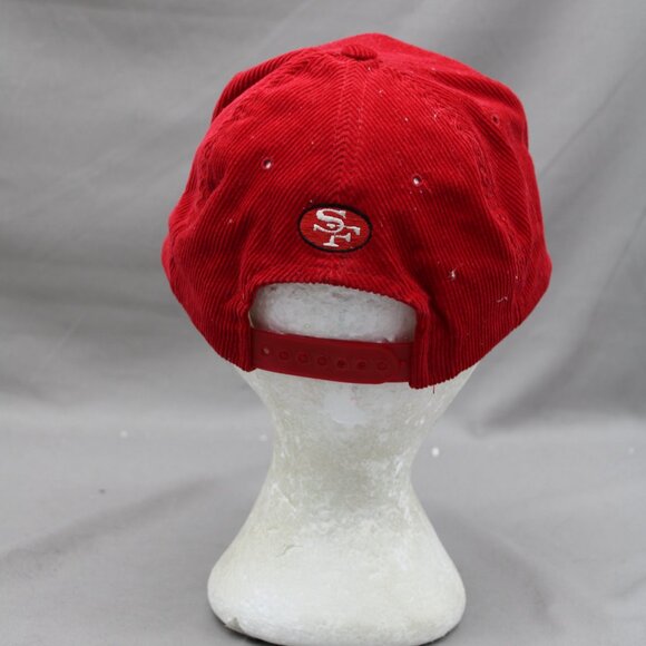 San Francisco 49ers Hat (VTG) - Helmet Graphic Corduroy Classic - Adult Snapback - Picture 5 of 9